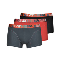 Underwear Men Boxer shorts Athena ENDURANCE 24 H X3 Red / Grey / Black