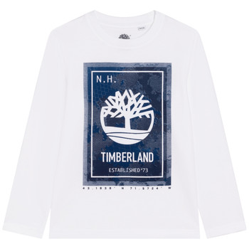 material Boy Long sleeved shirts Timberland T25T39-10B White