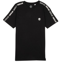 Clothing Boy short-sleeved t-shirts Timberland T45865-09B Black