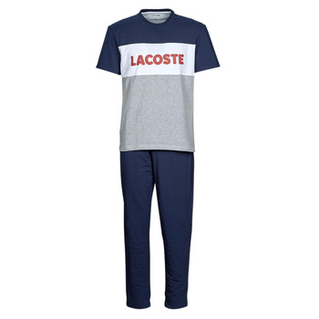 material Men Sleepsuits Lacoste 4H9925 Marine / Grey / White