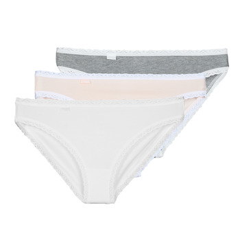 Underwear Women Knickers/panties Sloggi  WEEKEND TAI X3 White / Grey / Pink