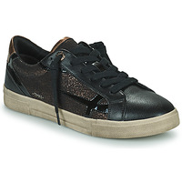 Shoes Women Low top trainers Tamaris 23607 Black / Gold