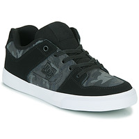 Shoes Boy Low top trainers DC Shoes PURE ELASTIC Black / Camouflage