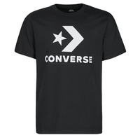 Clothing Men short-sleeved t-shirts Converse GO-TO STAR CHEVRON TEE  black