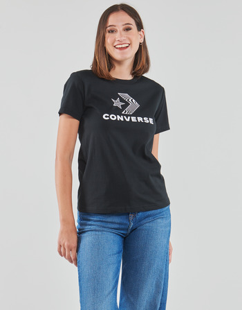 Converse STAR CHEVRON TEE  black
