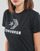 Clothing Women short-sleeved t-shirts Converse STAR CHEVRON TEE  black