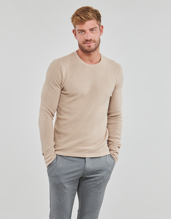 material Men jumpers Only & Sons  ONSPANTER LIFE 12 STRUC CREW KNIT Beige