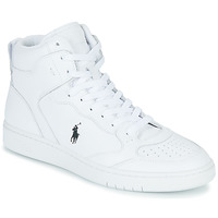 Shoes Men High top trainers Polo Ralph Lauren POLO CRT HGH-SNEAKERS-LOW TOP LACE White