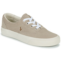 Shoes Low top trainers Polo Ralph Lauren KEATON-PONY-SNEAKERS-LOW TOP LACE Taupe