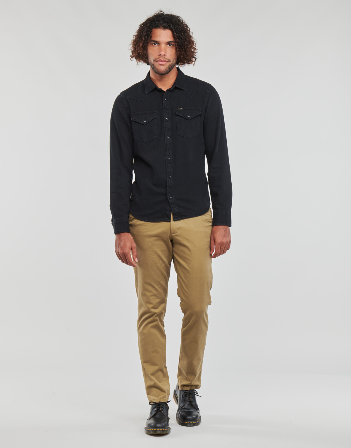 Clothing Men chinos Selected SLHSLIM-MILES FLEX CHINO PANTS Camel