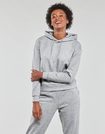 Clothing Women sweaters Only Play ONPLOUNGE LS HOOD SWEAT Grey