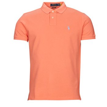 material Men short-sleeved polo shirts Polo Ralph Lauren K223SC01-SSKCCMSLM1-SHORT SLEEVE-KNIT Orange / Deep / Mango