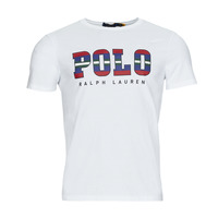 material Men short-sleeved t-shirts Polo Ralph Lauren G223SC41-SSCNCMSLM1-SHORT SLEEVE-T-SHIRT White / White
