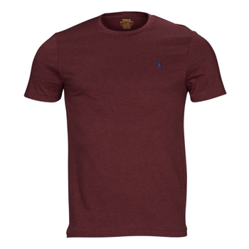 Clothing Men short-sleeved t-shirts Polo Ralph Lauren K224SC08-SSCNCMSLM2-SHORT SLEEVE-T-SHIRT Bordeaux / Spring / Wine / Heather