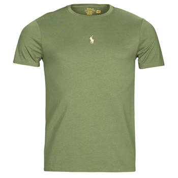 material Men short-sleeved t-shirts Polo Ralph Lauren G224SC16-SSCNCMSLM1-SHORT SLEEVE-T-SHIRT Kaki