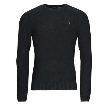 material Men jumpers Polo Ralph Lauren S224SC06-LS SADDLE CN-LONG SLEEVE-PULLOVER Grey / Anthracite