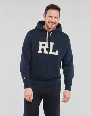 Clothing Men sweaters Polo Ralph Lauren K224SC23A-LSPOHOODM4-LONG SLEEVE-SWEATSHIRT Marine / Cruise / Navy
