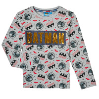 Clothing Boy Long sleeved shirts TEAM HEROES  T-SHIRT BATMAN Multicolour