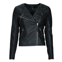 Clothing Women Leather jackets / Imitation leather Vero Moda VMRIAFAVO Black