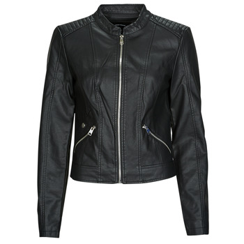 Clothing Women Leather jackets / Imitation leather Vero Moda VMKHLOEFAVO Black