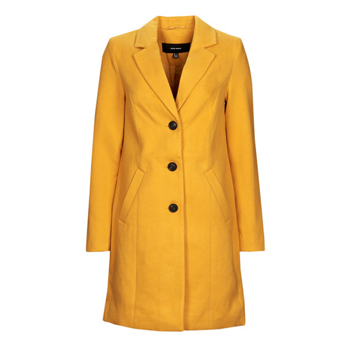Clothing Women coats Vero Moda VMCALACINDY Yellow