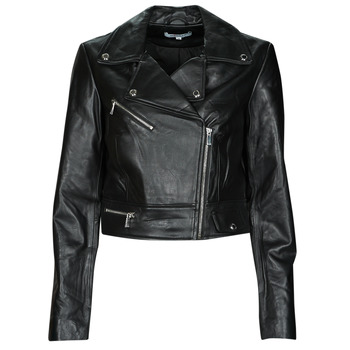 Clothing Women Leather jackets / Imitation leather Morgan GCUIR Black