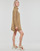 Clothing Women Short Dresses Vila VICILIA ROLLNECK L/S KNIT TUNIC/SU Camel