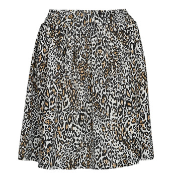 Clothing Women Skirts Vila VICAIA HW SKIRT Leopard
