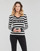 Clothing Women jumpers Guess ANNE Black / White