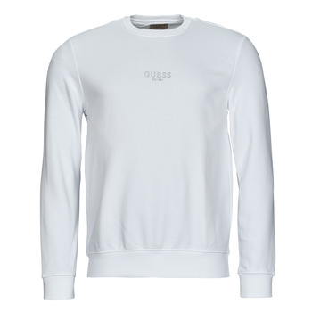 material Men sweaters Guess FEBO CN FLEECE White
