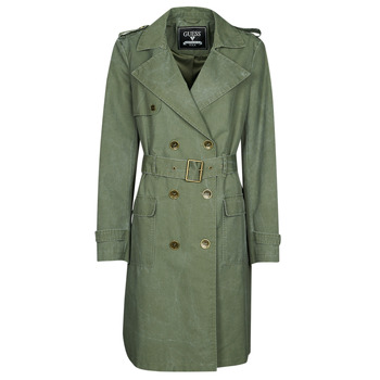 material Women Trench coats Guess PRISCA TRENCH Kaki