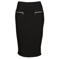 material Women Skirts Guess GINETTE SKIRT Black
