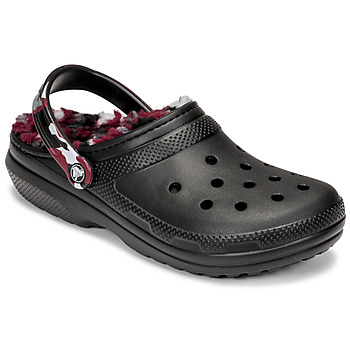 Shoes Men Clogs Crocs CLASSIC LINED CAMO CLOG Black / Red