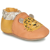 Shoes Girl Baby slippers Robeez LEOPARDO Camel