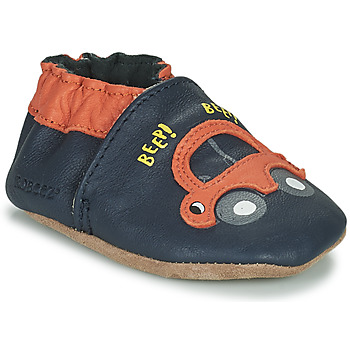 Shoes Boy Baby slippers Robeez BEEP BEEP Marine / Orange