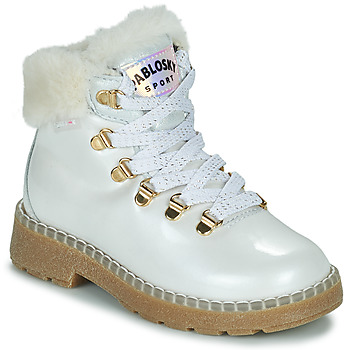 Shoes Girl Mid boots Pablosky 415909 White