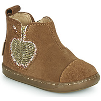 Shoes Girl Mid boots Shoo Pom BOUBA NEW APPLE Brown / Gold