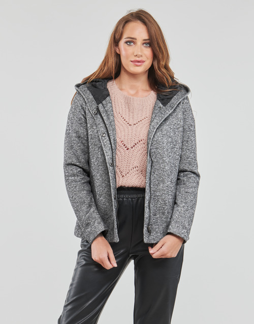 Only ONLSEDONA LIGHT SHORT JACKET OTW NOOS Grey - Fast delivery | Spartoo  Europe ! - Clothing coats Women 35,20 €