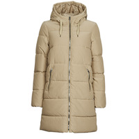 material Women Duffel coats Only ONLDOLLY LONG PUFFER COAT OTW NOOS Beige