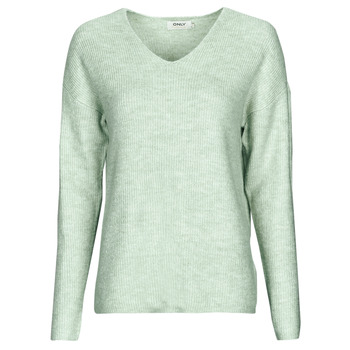 material Women jumpers Only ONLCAMILLA V-NECK L/S PULLOVER KNT NOOS Green