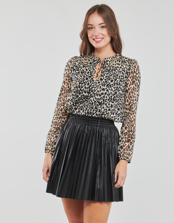 material Women Blouses Only ONLDITSY L/S BLOUSE WVN NOOS Leopard
