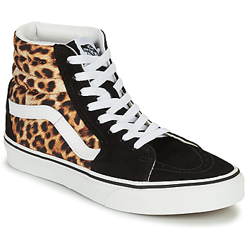 Shoes Women High top trainers Vans UA SK8-Hi Black / Leopard