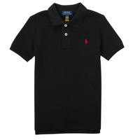 material Boy short-sleeved polo shirts Polo Ralph Lauren  Black