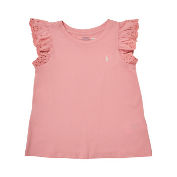 Clothing Girl short-sleeved t-shirts Polo Ralph Lauren 311869391001 Pink