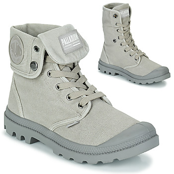 Shoes Men High top trainers Palladium BAGGY CANVAS Grey