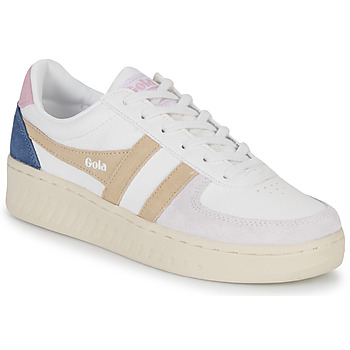 Shoes Women Low top trainers Gola GRANDSLAM TRIDENT White / Beige / Blue