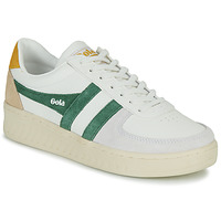 Shoes Women Low top trainers Gola GRANDSLAM TRIDENT White / Green / Yellow