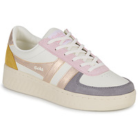 Shoes Women Low top trainers Gola GRANDSLAM QUADRANT White / Pink / Gold
