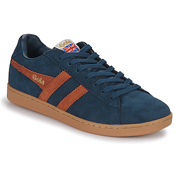 Shoes Men Low top trainers Gola EQUIPE SUEDE Marine / Brown