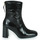 Shoes Women Ankle boots Unisa UNITY Black / Varnish